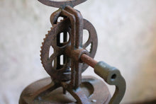 Load image into Gallery viewer, Antique Glass Jar Butter Churn – Cast-Iron Crank &amp; Wooden Paddle – Canadian Made
