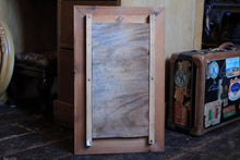 Load image into Gallery viewer, Framed Antique Printers’ Woodblock Type – Letterpress Blocks Under Glass, 32.5 × 52.5 cm
