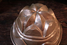 Load image into Gallery viewer, Antique French Tinned Copper Jelly Mould
