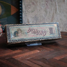 Load image into Gallery viewer, Vintage Embossed Domino Set — Complete 28 — Original Faux-Reptile Box — c.1900–1930s
