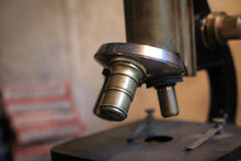 Load image into Gallery viewer, Antique Carl Zeiss Jena Brass &amp; Enamel Laboratory Microscope With Fitted Transit Case, Working Optics, Early 20th Century
