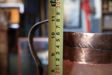 Load image into Gallery viewer, Antique Hand-Beaten Middle Eastern Copper Pitcher / Jug With – 28cm Tall
