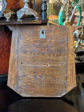Load image into Gallery viewer, Edwardian Arts And Crafts Oak Wall Barometer - Working English Weather Station
