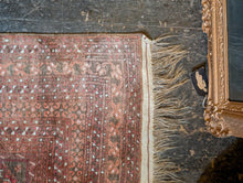 Load image into Gallery viewer, 4&#39;2&quot; x 7&#39;4&quot; - Vintage Afghan Baluch (Baluchi) Tribal Hand-Knotted Wool Rug - Rust Red &amp; Brown - 128 x 224 cm
