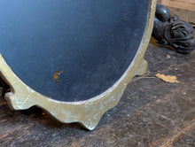 Load image into Gallery viewer, Vintage Gilt Oval Wall Mirror With Ornate Rococo Style Frame And Foxed Glass, 72 x 45cm
