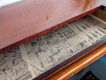 Load image into Gallery viewer, Antique Flame Mahogany Ogee Chest Of Drawers With Barley Twist Columns &amp; Secret Latch Drawer – 129 x 60 x 120cm
