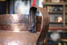 Load image into Gallery viewer, Antique Hand-Beaten Middle Eastern Copper Pitcher / Jug With – 28cm Tall
