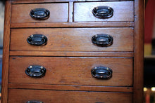 Load image into Gallery viewer, Antique Miniature Chest Of Drawers / Apprentice Style Collector’s Cabinet – 35 x 33 x 21cm
