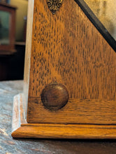 Load image into Gallery viewer, Antique Arts and Crafts Oak Smoker’s Cabinet C.1910
