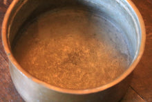 Load image into Gallery viewer, Antique South Asian Brass Cooking Pot / Planter / Bowl - 24 x 13cm
