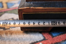Load image into Gallery viewer, Hand Painted Indian Folk Art Cabinet With Floral Panels - Small Storage Cupboard With Drawer
