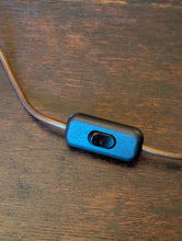 Load image into Gallery viewer, 1950's Large Carl Falkenstein Table Lamp With Ruby Red Embossed Glass Shade - Rewired
