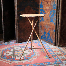 Load image into Gallery viewer, Vintage Bamboo &amp; Cane Tripod Plant Stand Or Occasional Table - 69cm
