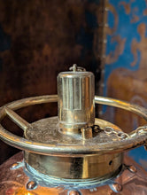Load image into Gallery viewer, Antique Riveted Copper Fire Extinguisher Cylinder With Brass Fittings &amp; Chain - 61cm 24"
