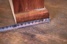 Load image into Gallery viewer, Antique Mantel Clock With Walnut Case, Glazed Door, Roman Numeral Dial &amp; Pendulum - Working - 32 x 22 x 9.5cm
