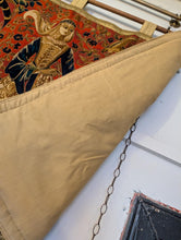 Load image into Gallery viewer, Vintage Medieval Style Woven Tapestry Wall Hanging With Falconer &amp; Lion - 121.5 x 77 cm - With 146 cm Pole
