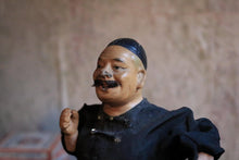Load image into Gallery viewer, Antique Chinese Papier Mache Doll Figure - Man - Silk Clothes - 29cm
