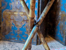 Load image into Gallery viewer, Vintage Bamboo &amp; Cane Tripod Plant Stand Or Occasional Table
