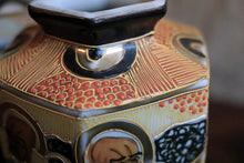 Load image into Gallery viewer, Pair Of Vintage Japanese Hand Painted Samurai Satsuma Moriage Vases - 20cm / 7.87in
