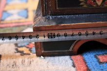 Load image into Gallery viewer, Hand Painted Indian Folk Art Cabinet With Floral Panels - Small Storage Cupboard With Drawer
