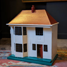 Load image into Gallery viewer, Vintage C.1950's Folk Art Handmade Wooden Dolls’ House
