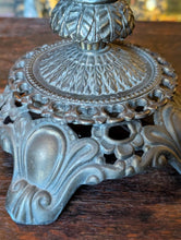 Load image into Gallery viewer, 1950's Large Carl Falkenstein Table Lamp With Ruby Red Embossed Glass Shade - Rewired
