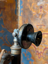 Load image into Gallery viewer, Antique Candlestick Telephone With Receiver - Early 20th Century Desk Phone
