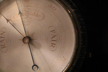 Load image into Gallery viewer, Antique Wall Barometer In Ebonised Wooden Case
