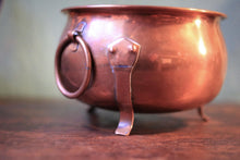Load image into Gallery viewer, Early 20th.C Arts &amp; Crafts Copper Tripod Planter / Bowl / Jardiniere
