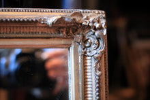 Load image into Gallery viewer, Antique Gilt Wood &amp; Gesso Wall Mirror- Rococo - Gold Frame - 38 x 46 cm
