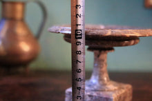 Load image into Gallery viewer, Antique Marble Tazza Pedestal Dish - Neoclassical Vanity Trinket Bowl - 14cm Diameter x 10cm Tall
