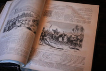 Load image into Gallery viewer, Antique Victorian Holy Bible Illustrated - Cassell Petter &amp; Galpin - Leather Bound Gilt Spine - Over 900 Engravings - C.1860
