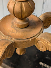 Load image into Gallery viewer, Vintage Giltwood 6-Arm Chandelier - French Rococo Revival Ceiling Light - 53cm Dia - Rewired
