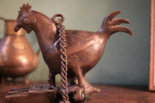Load image into Gallery viewer, Antique Indian Deccan Bronze Oil Lamp - 17cm / 6.7in
