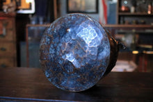 Load image into Gallery viewer, Antique Ottoman Copper Cauldron Pot With Bail Handle - Planter - Jardiniere - 27 Cm / 10.6 In Wide - 19 Cm / 7.5 Tall
