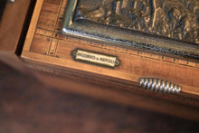 Load image into Gallery viewer, Italian Musical Cigar / cigarette Box - Maria Mari Made In Italy - Art Deco Wooden Smoking Box With Storage Compartments
