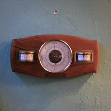 Load image into Gallery viewer, Vintage  Barometer Weather Station - RAF Shawbury Presentation Plaque - Mid Century Wall Piece - 26.5 x 13 cm
