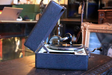 Load image into Gallery viewer, Working Birch Model No. 30 Portable Suitcase Gramophone - Wind-Up Phonograph Record Player
