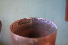 Load image into Gallery viewer, Antique Indian Hand-Engraved Brass Goblet - Deer &amp; Floral Motifs - Warm Patina - 20 cm / 7.9 in Tall
