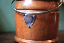 Load image into Gallery viewer, Vintage Oak Ice Bucket With Metal Liner - 17 Cm (6.7 In) Tall
