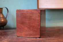 Load image into Gallery viewer, Antique Georgian Inlaid Wooden Tea Caddy - 23 x 12 x 14 cm (9.1" x 4.7" x 5.5")
