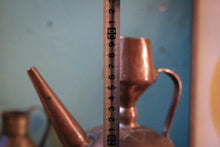 Load image into Gallery viewer, Antique Middle Eastern Copper Ewer - Long Spout Water Pitcher - 30 Cm Tall
