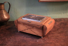 Load image into Gallery viewer, Italian Musical Cigar / cigarette Box - Maria Mari Made In Italy - Art Deco Wooden Smoking Box With Storage Compartments
