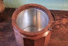 Load image into Gallery viewer, Vintage Oak Ice Bucket With Metal Liner - 17 Cm (6.7 In) Tall
