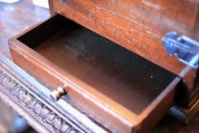 Load image into Gallery viewer, Vintage Locking Tantalus Decanter Box With Key - Cut Glass Decanters &amp; Tumblers
