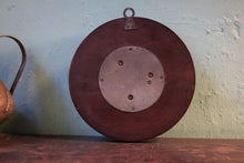 Load image into Gallery viewer, Antique Round Wall Barometer In Polished Mahogany Case - Rain Change Fair Dial
