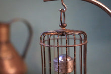 Load image into Gallery viewer, Vintage Kaiser Birdcage Alarm Clock - Chrome Swing Arm Novelty Desk Clock - 20cm
