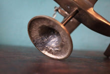 Load image into Gallery viewer, Vintage C.1950's  Brass Aircraft Model On Stand - Aviation Desk Sculpture - Hercules - 28 Cm Wingspan
