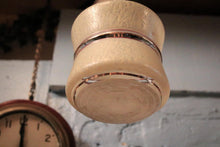 Load image into Gallery viewer, Vintage 1940's Art Deco Frosted Glass Pendant Light - Rewired With New B22 Bulb Holder
