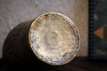 Load image into Gallery viewer, Antique Ottoman Islamic Embossed Brass Urn Vase - Arabic Calligraphy - Double Loop Handles - 34cm / 13.4in
